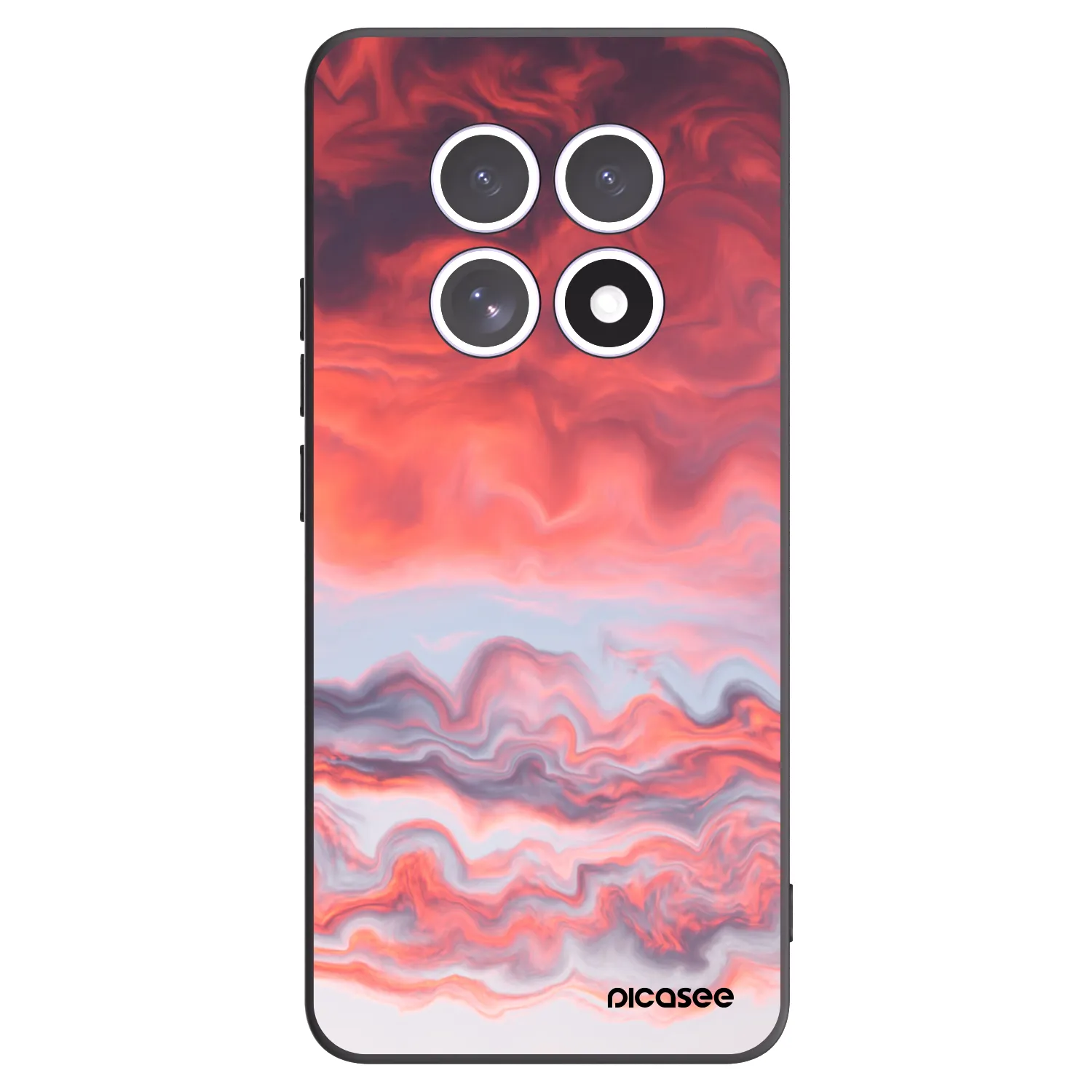 Picasee Xiaomi Redmi Note 15 5G Hülle - Schwarzes Silikon - Sunset