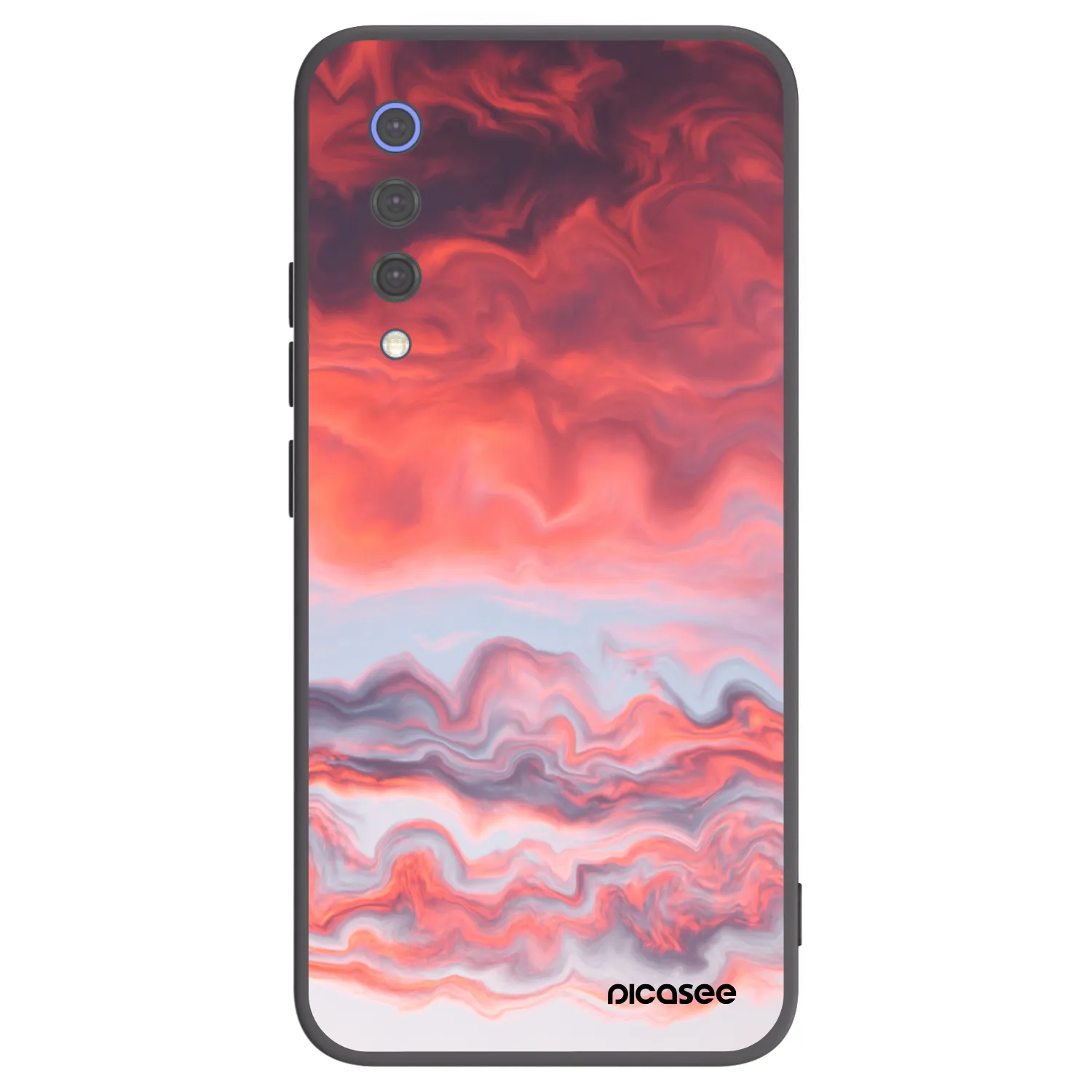 Picasee Xiaomi Mi 9 SE Hülle - Schwarzes Silikon - Sunset