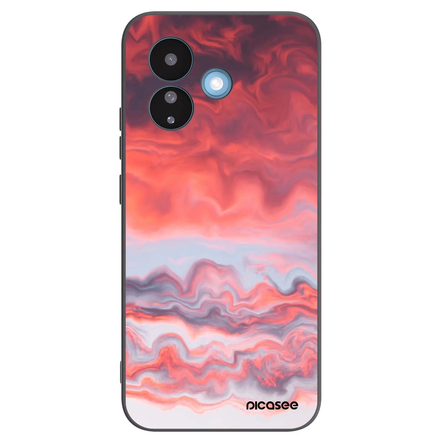 Picasee Xiaomi Redmi Note 17 Pro 5G Hülle - Schwarzes Silikon - Sunset