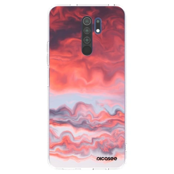 Picasee Xiaomi Redmi 9 Hülle - Transparentes Silikon - Sunset