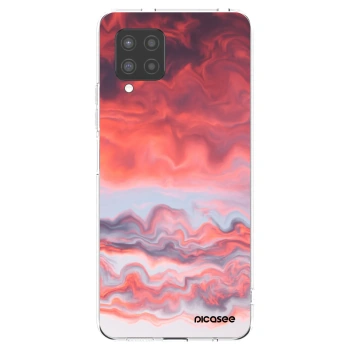 Picasee Samsung Galaxy A42 A426B Hülle - Transparentes Silikon - Sunset