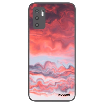 Picasee Xiaomi Redmi Note 10 5G Hülle - Schwarzes Silikon - Sunset