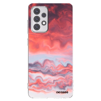 Picasee Samsung Galaxy A52s 5G A528B Hülle - Transparentes Silikon - Sunset