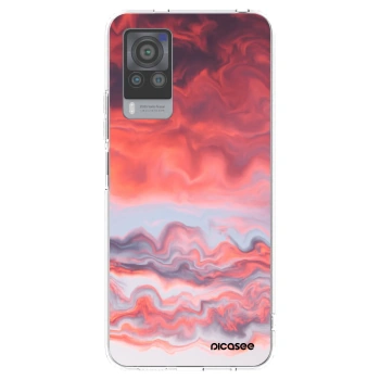Picasee Vivo X60 Pro 5G Hülle - Transparentes Silikon - Sunset