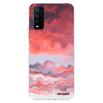 Picasee Vivo Y11s Hülle - Transparentes Silikon - Sunset