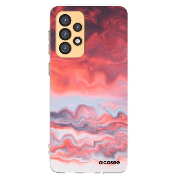 Picasee Samsung Galaxy A33 5G A336 Hülle - Transparentes Silikon - Sunset