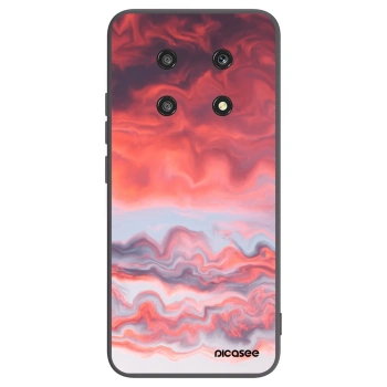 Picasee Honor Magic4 Lite 5G Hülle - Schwarzes Silikon - Sunset