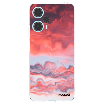 Picasee Xiaomi Poco F5 Hülle - Transparentes Silikon - Sunset