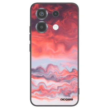 Picasee Xiaomi Poco X6 Hülle - Schwarzes Silikon - Sunset