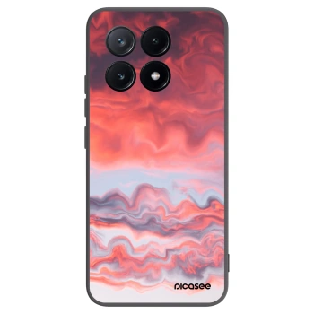 Picasee Xiaomi Poco X6 Pro Hülle - Schwarzes Silikon - Sunset