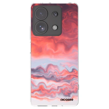 Picasee Xiaomi Redmi Note 13 Pro 4G Hülle - Transparentes Silikon - Sunset