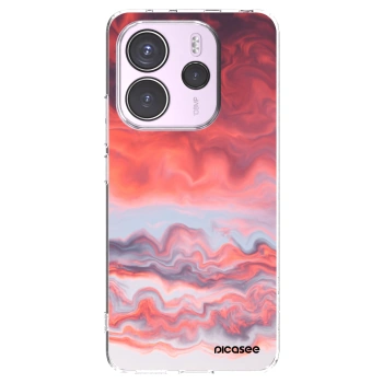 Picasee Xiaomi Redmi Note 14 4G Hülle - Transparentes Silikon - Sunset