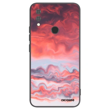 Picasee Xiaomi Redmi Note 7 Hülle - Schwarzes Silikon - Sunset