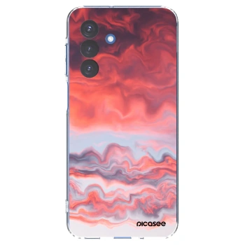 Picasee Samsung Galaxy A17 5G Hülle - Transparentes Silikon - Sunset