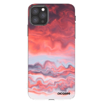 Picasee Apple iPhone 11 Pro Max Hülle - Transparentes Silikon - Sunset