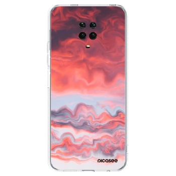 Picasee Xiaomi Redmi Note 9S Hülle - Transparentes Silikon - Sunset
