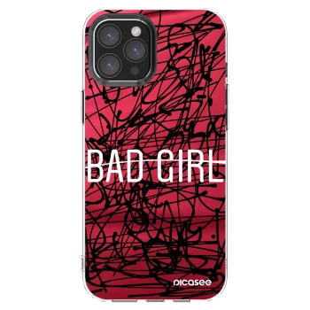 Picasee Apple iPhone 12 Pro Max Hülle - Transparentes Silikon - Freches Mädchen