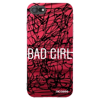 Picasee Apple iPhone 7 Hülle - Transparentes Silikon - Freches Mädchen