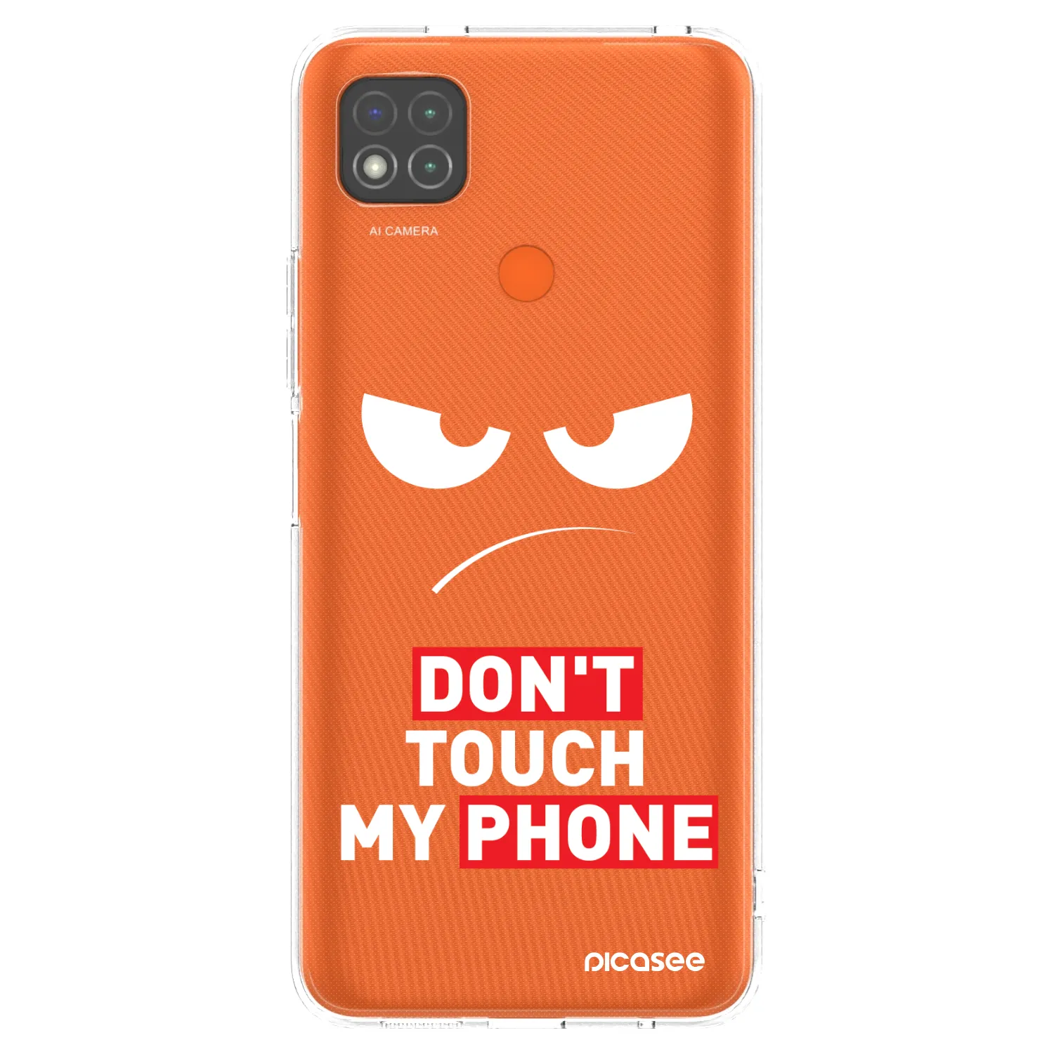 Picasee Xiaomi Redmi 9C Hülle - Transparentes Silikon - Angry Eyes - Transparent