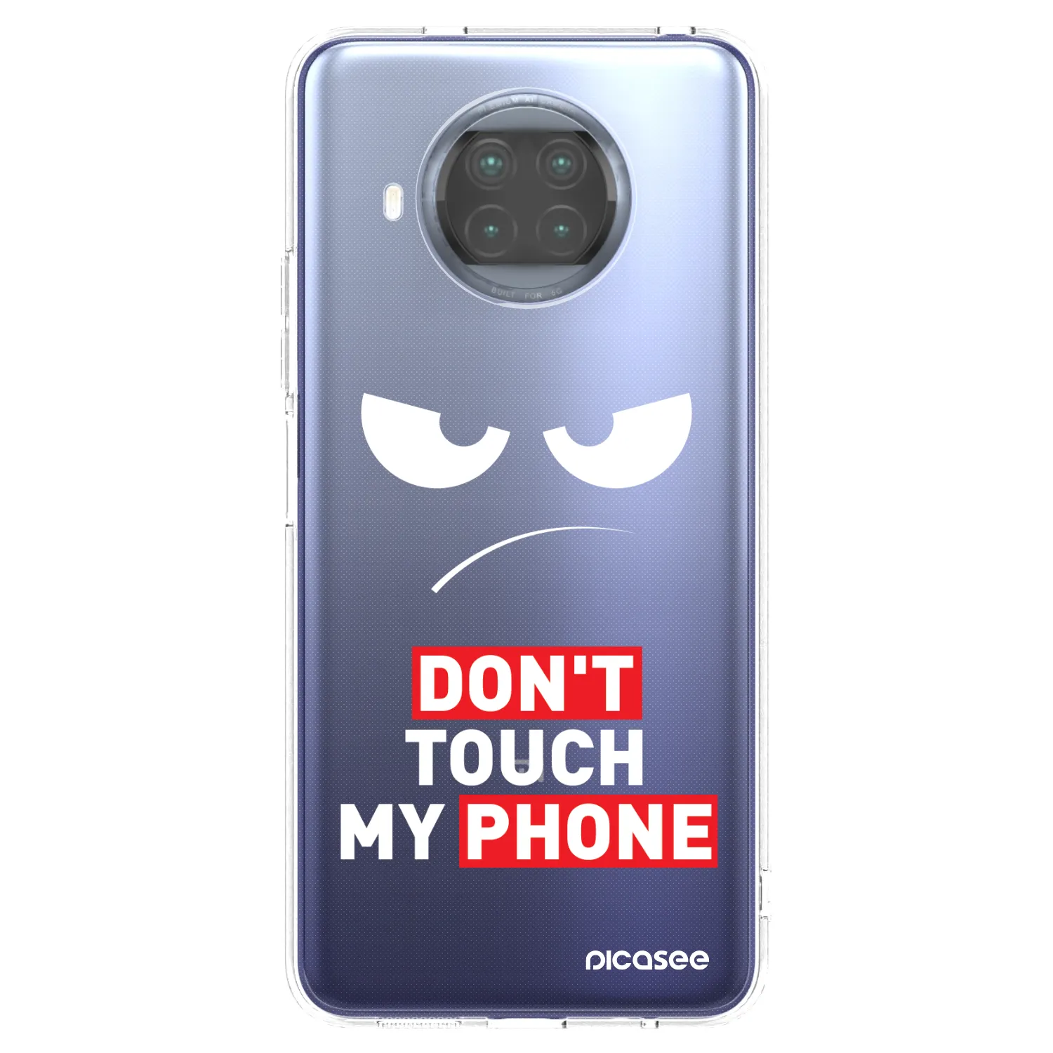 Picasee Xiaomi Mi 10T Lite Hülle - Transparentes Silikon - Angry Eyes - Transparent
