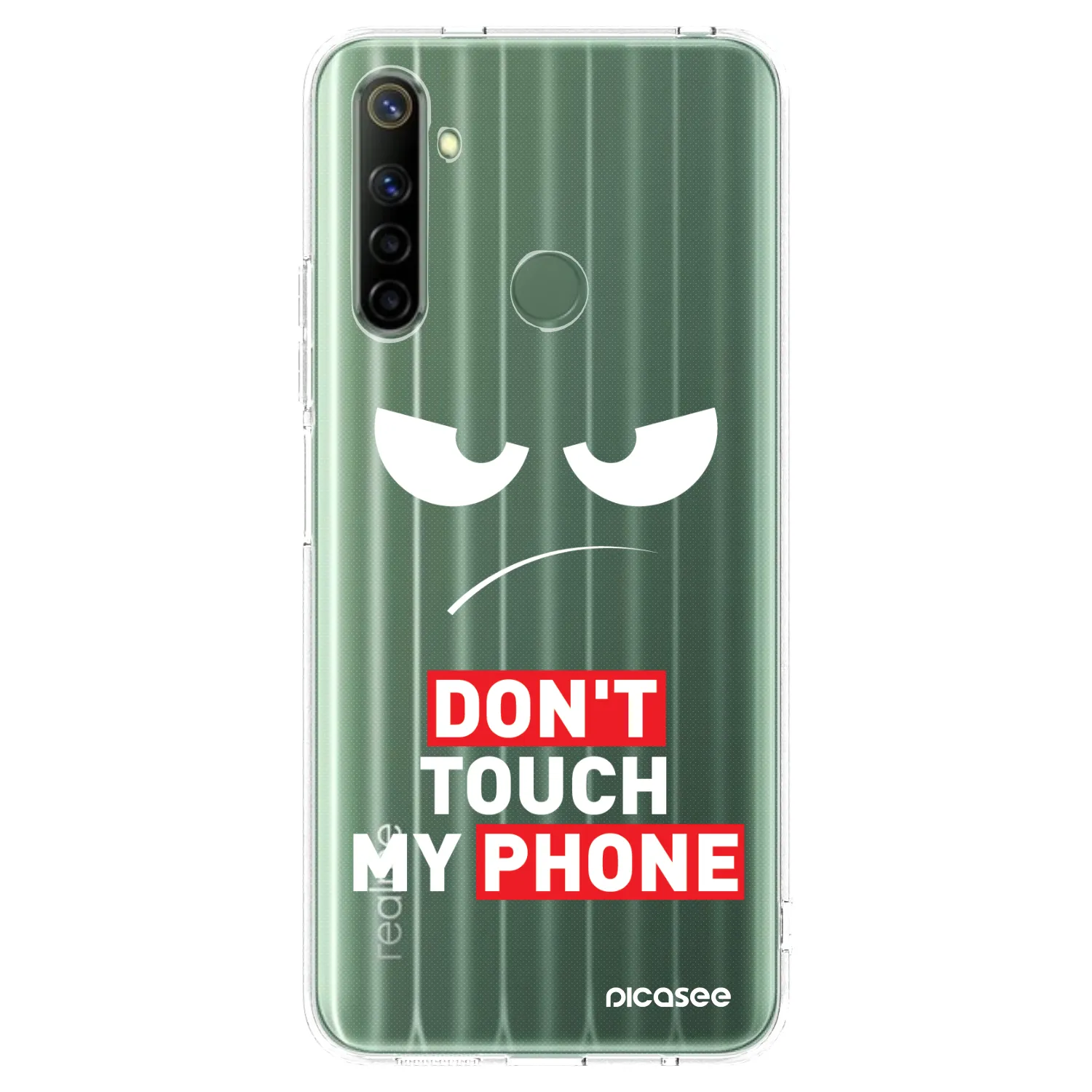 Picasee Realme 6i Hülle - Transparentes Silikon - Angry Eyes - Transparent