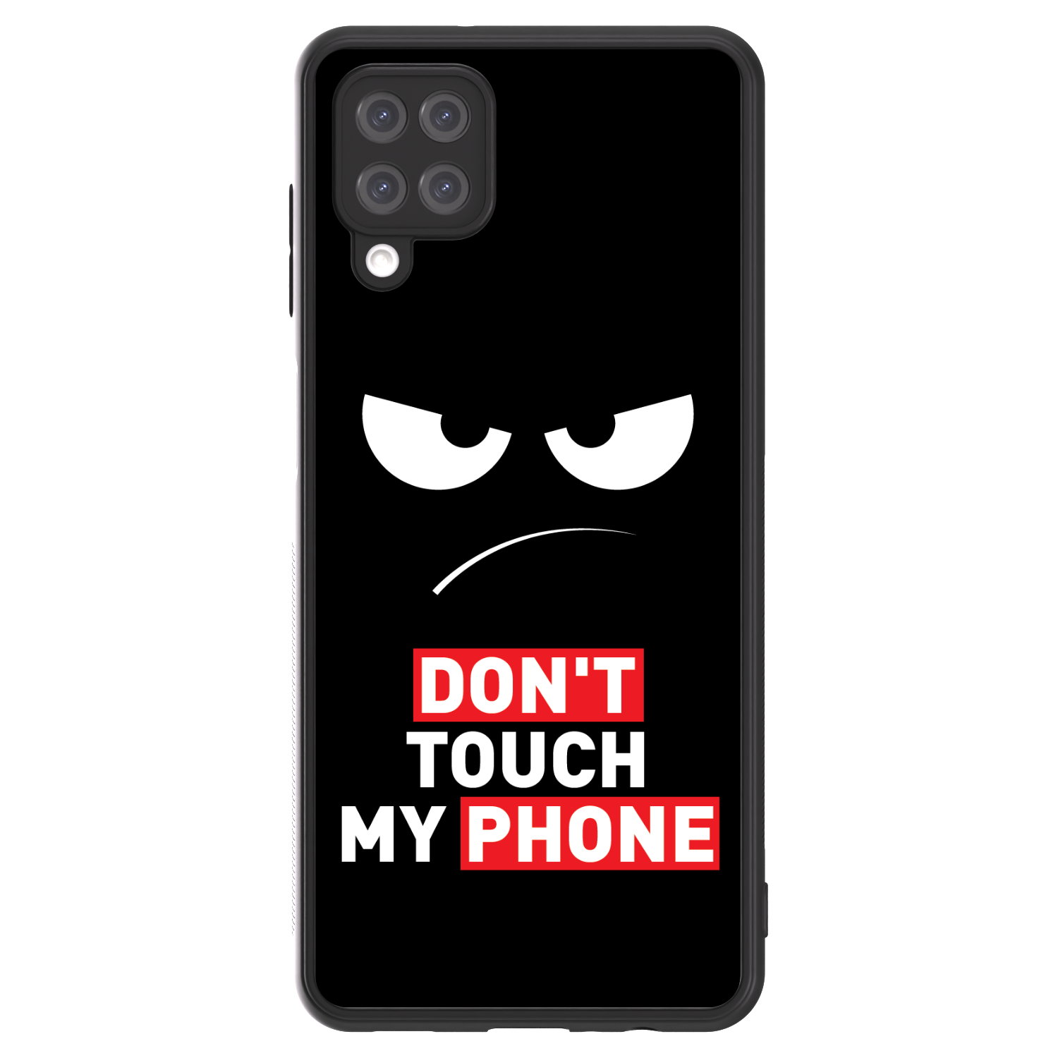 Picasee ULTIMATE CASE für Samsung Galaxy A12 A125F - Angry Eyes - Transparent