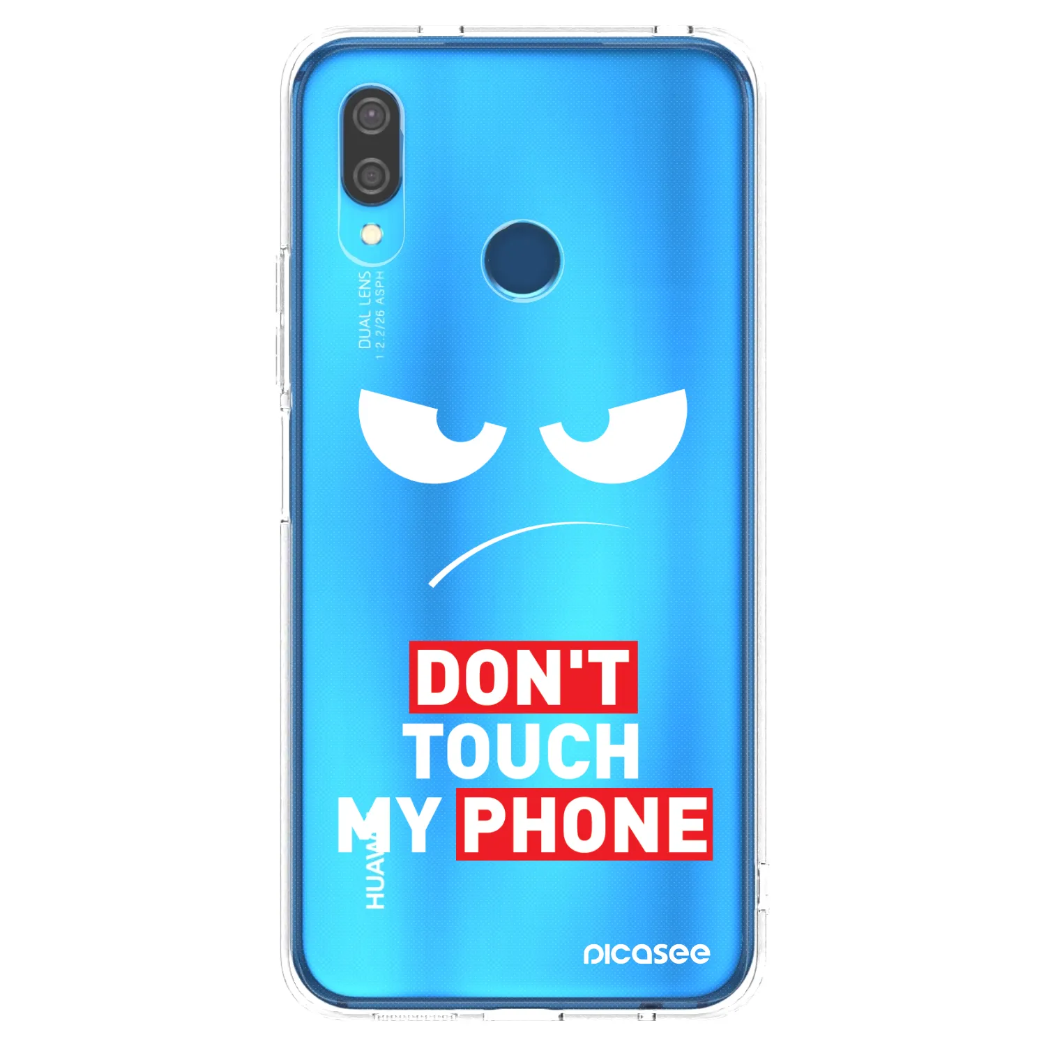 Picasee Huawei P20 Lite Hülle - Transparentes Silikon - Angry Eyes - Transparent