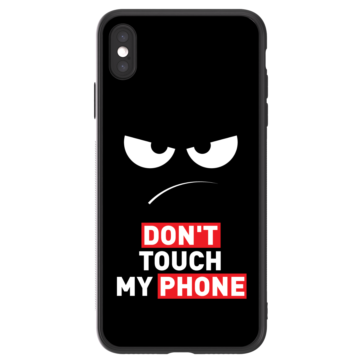 Picasee ULTIMATE CASE für Apple iPhone XS Max - Angry Eyes - Transparent