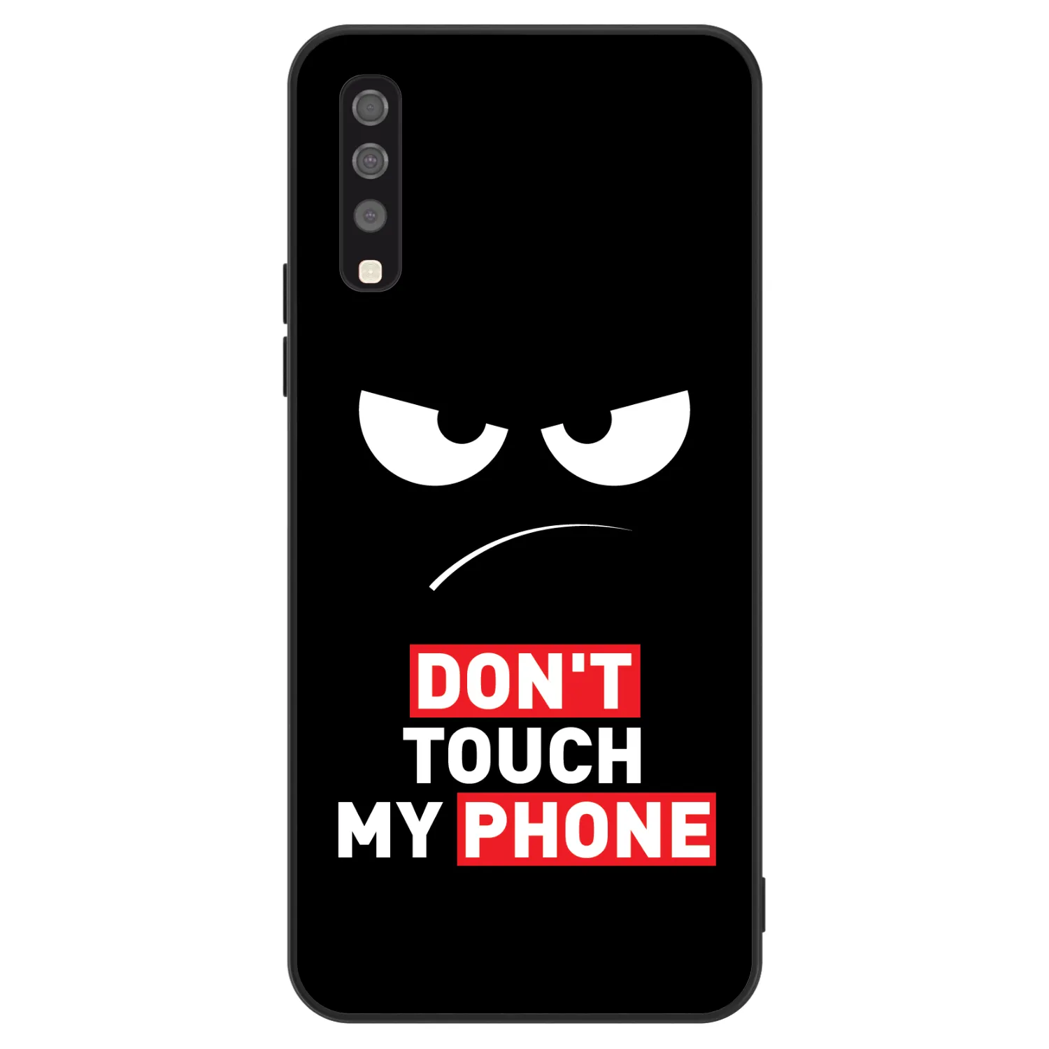 Picasee ULTIMATE CASE für Samsung Galaxy A70 A705F - Angry Eyes - Transparent