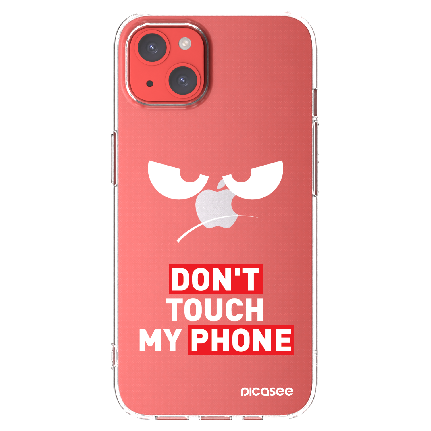 Picasee Apple iPhone 13 Hülle - Transparentes Silikon - Angry Eyes - Transparent