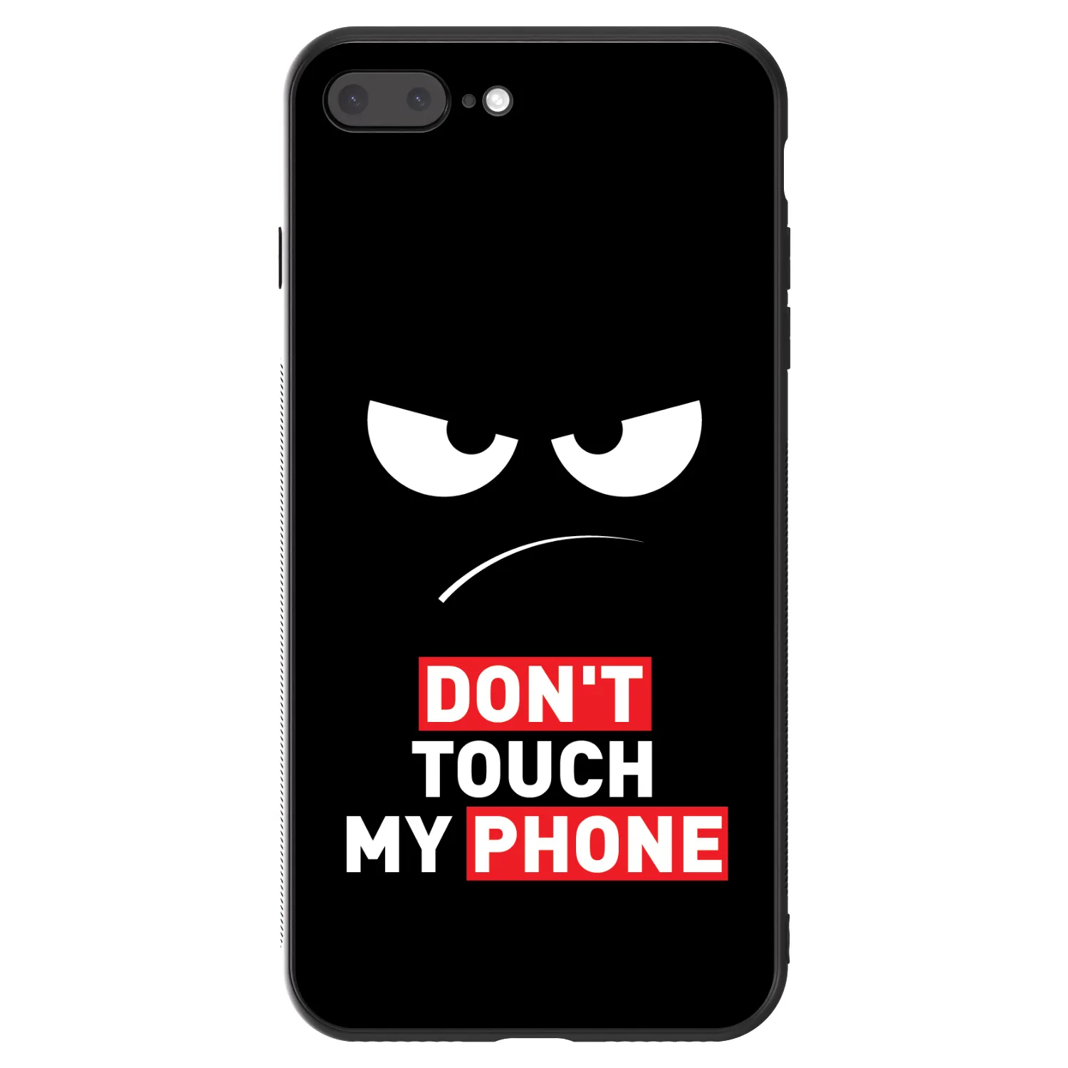 Picasee ULTIMATE CASE für Apple iPhone 8 Plus - Angry Eyes - Transparent