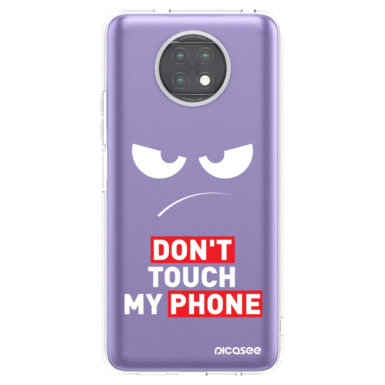 Picasee Xiaomi Redmi Note 9T Hülle - Transparentes Silikon - Angry Eyes - Transparent