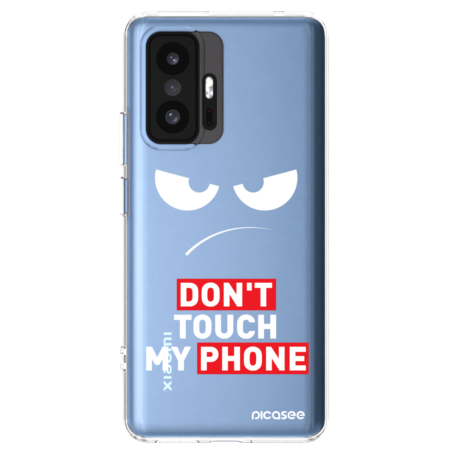 Picasee Xiaomi 11T Hülle - Transparentes Silikon - Angry Eyes - Transparent
