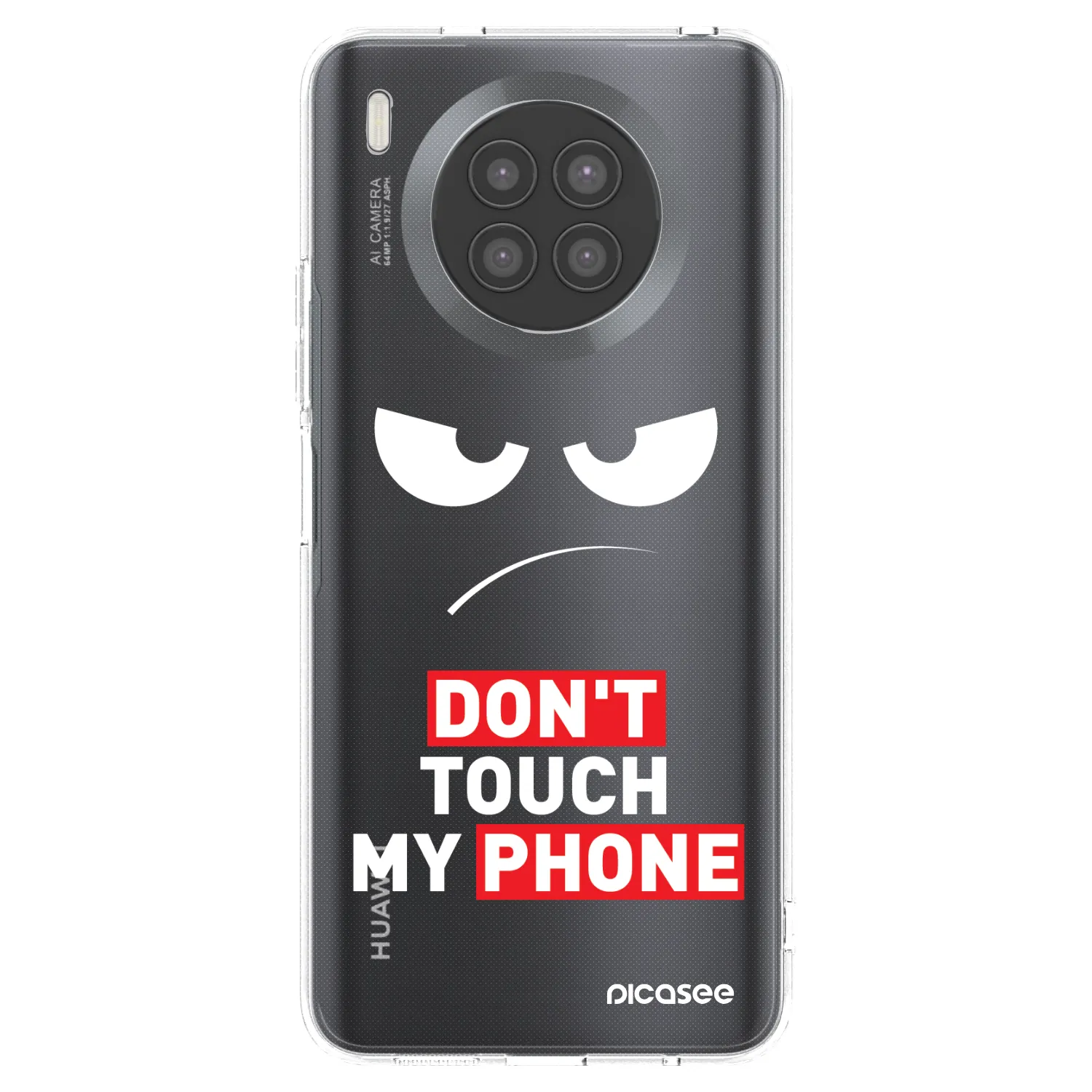 Picasee Huawei Nova 8i Hülle - Transparentes Silikon - Angry Eyes - Transparent