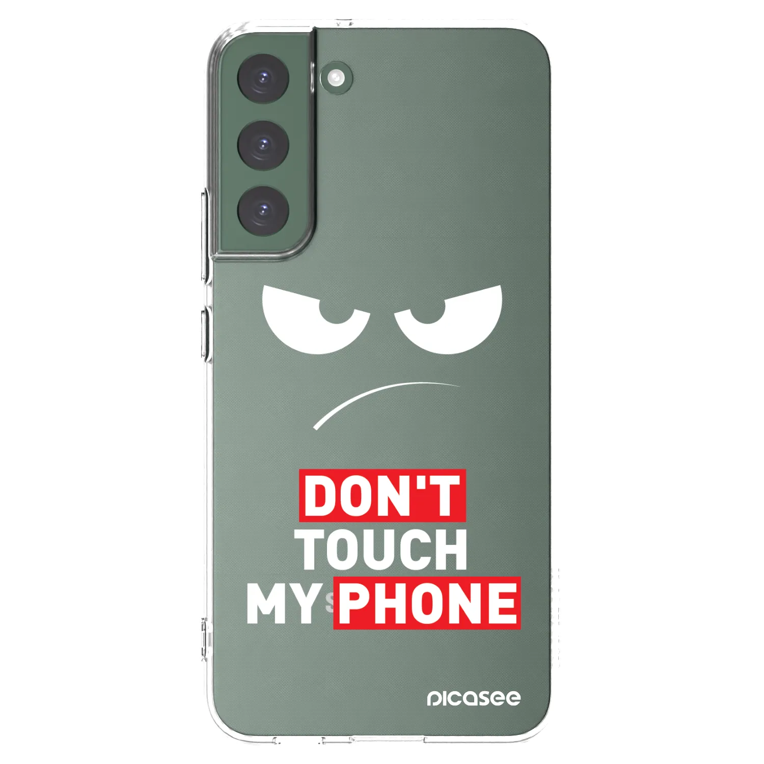 Picasee Samsung Galaxy S22+ 5G Hülle - Transparentes Silikon - Angry Eyes - Transparent