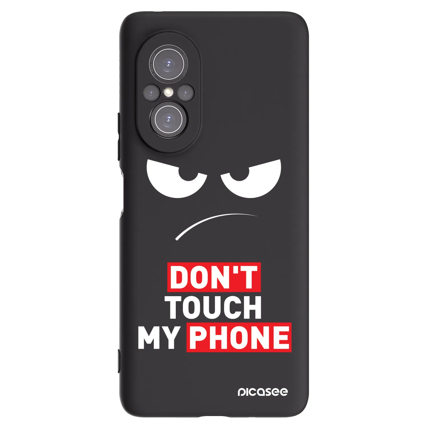 Picasee Huawei Nova 9 SE Hülle - Schwarzes Silikon - Angry Eyes - Transparent