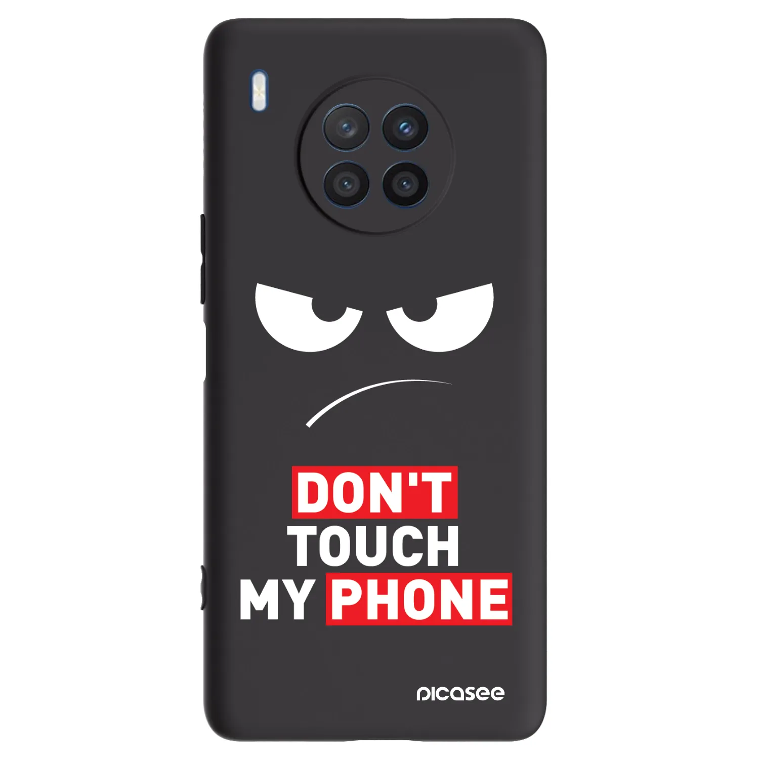 Picasee Honor 50 Lite Hülle - Schwarzes Silikon - Angry Eyes - Transparent