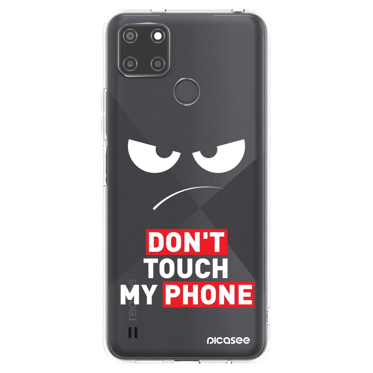 Picasee Realme C21Y Hülle - Transparentes Silikon - Angry Eyes - Transparent