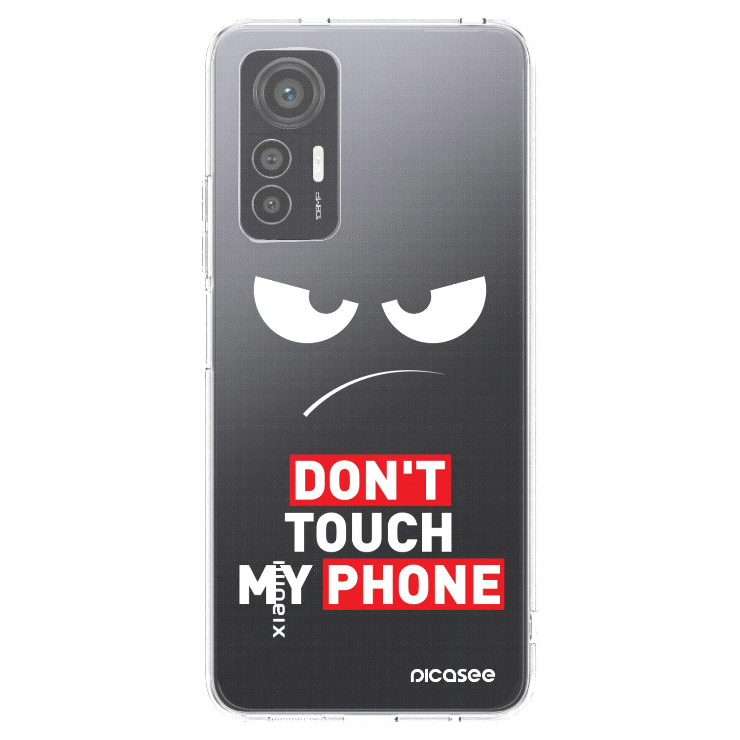 Picasee Xiaomi 12 Lite Hülle - Transparentes Silikon - Angry Eyes - Transparent