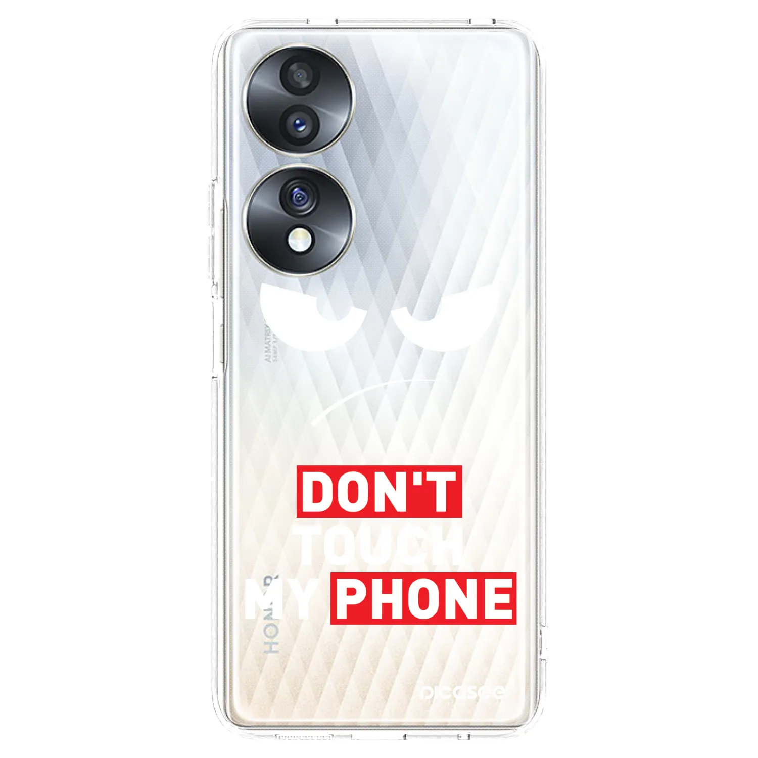 Picasee Honor 70 Hülle - Transparentes Silikon - Angry Eyes - Transparent