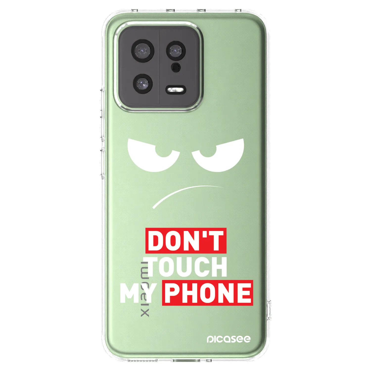 Picasee Xiaomi 13 Hülle - Transparentes Silikon - Angry Eyes - Transparent