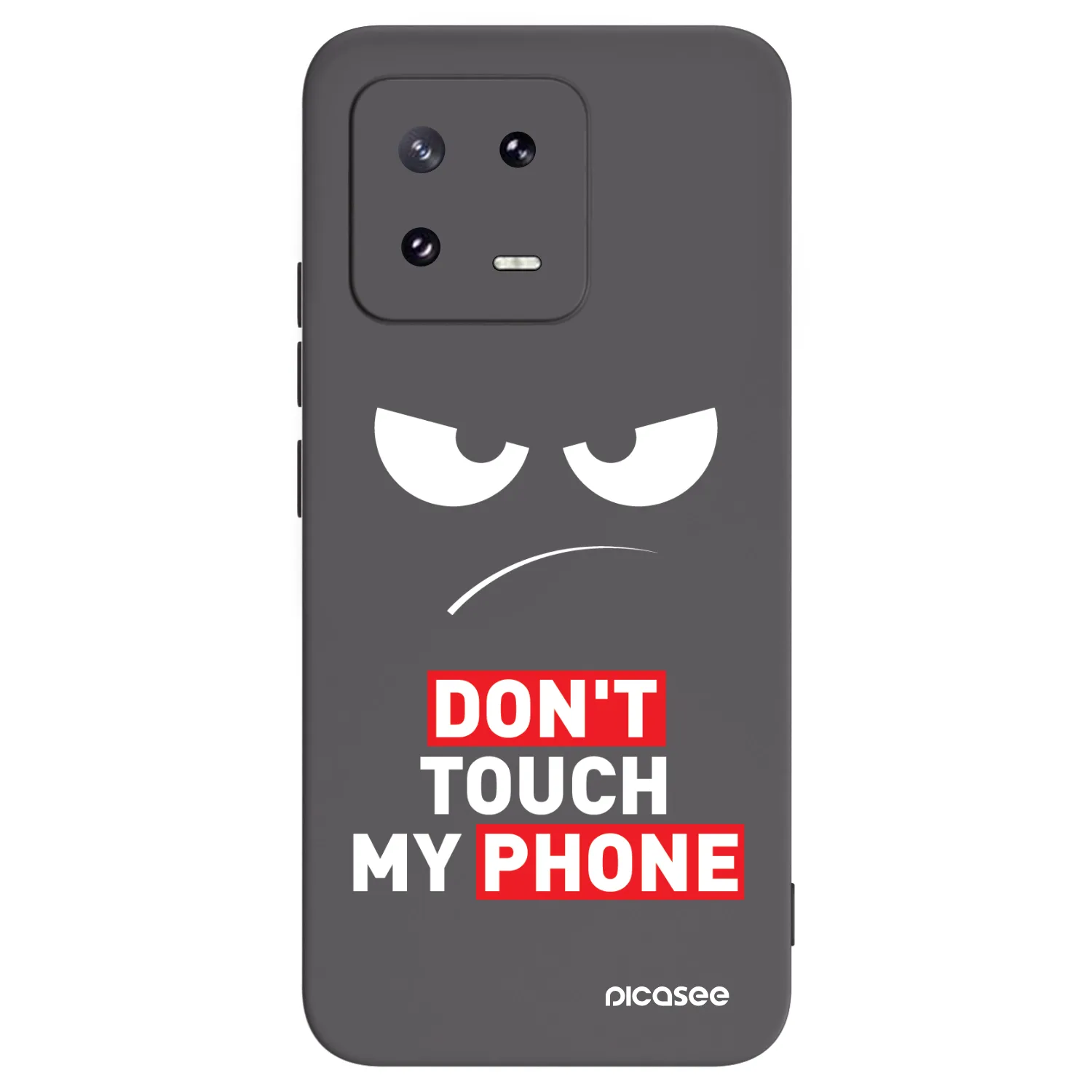 Picasee Xiaomi 13 Pro Hülle - Schwarzes Silikon - Angry Eyes - Transparent