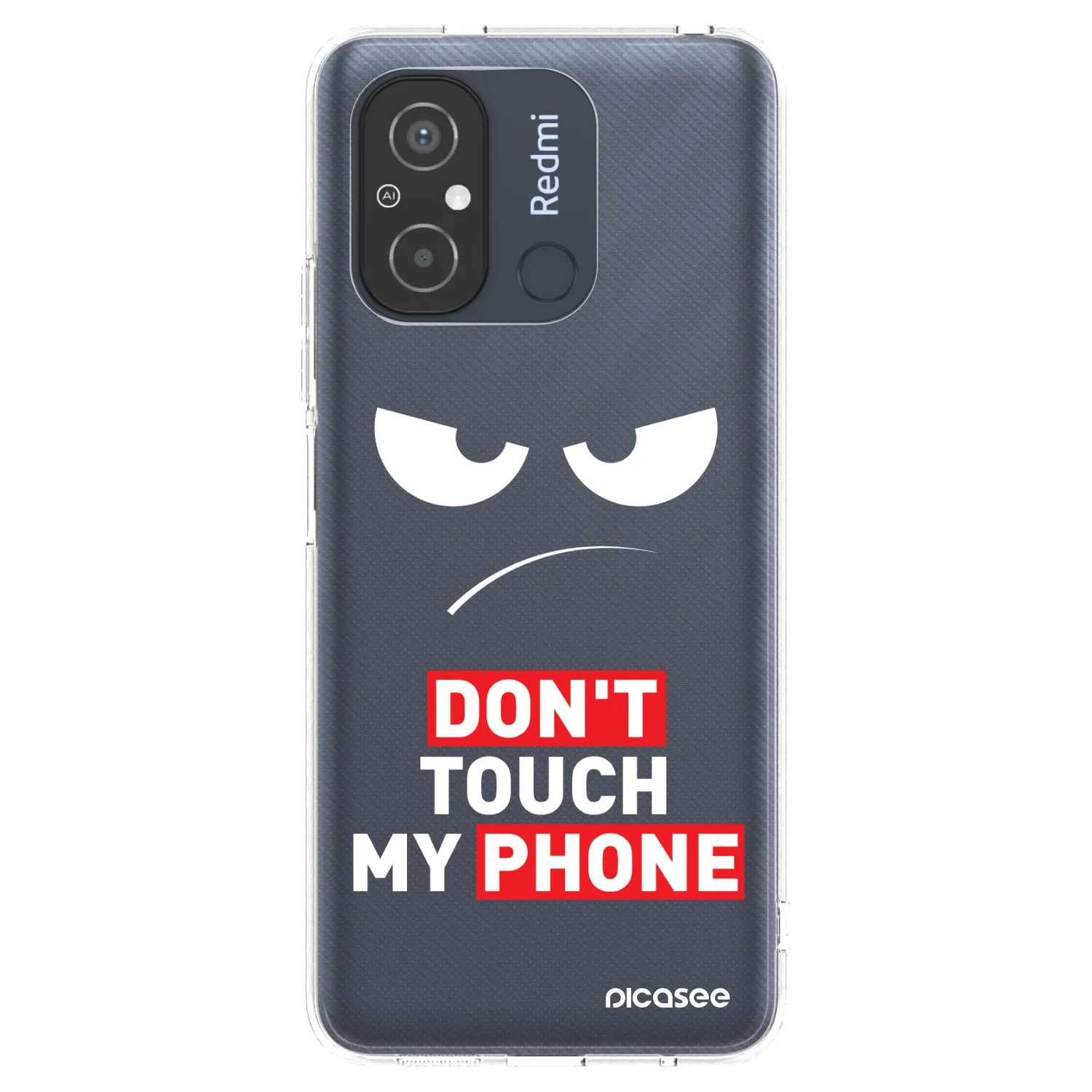 Picasee Xiaomi Redmi 12C Hülle - Transparentes Silikon - Angry Eyes - Transparent
