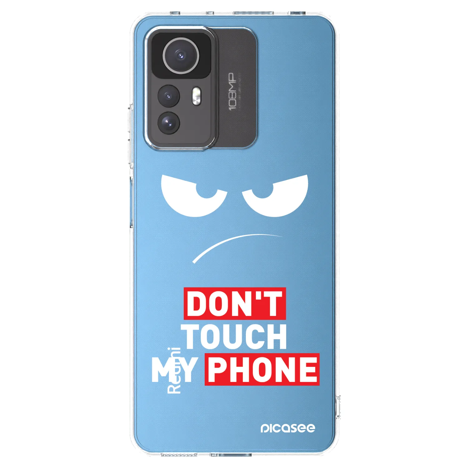Picasee Xiaomi Redmi Note 12S Hülle - Transparentes Silikon - Angry Eyes - Transparent