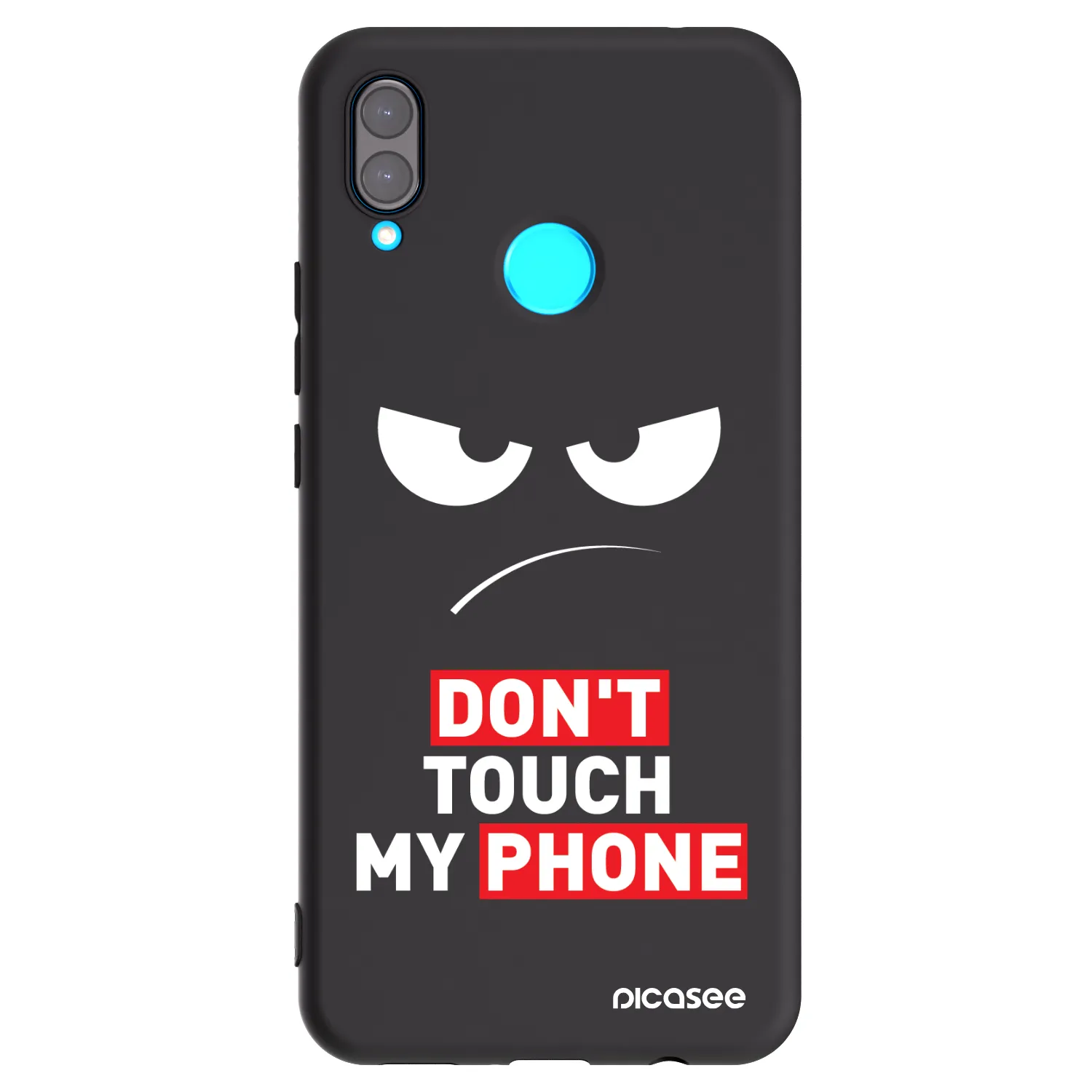 Picasee Huawei Nova 3 Hülle - Schwarzes Silikon - Angry Eyes - Transparent