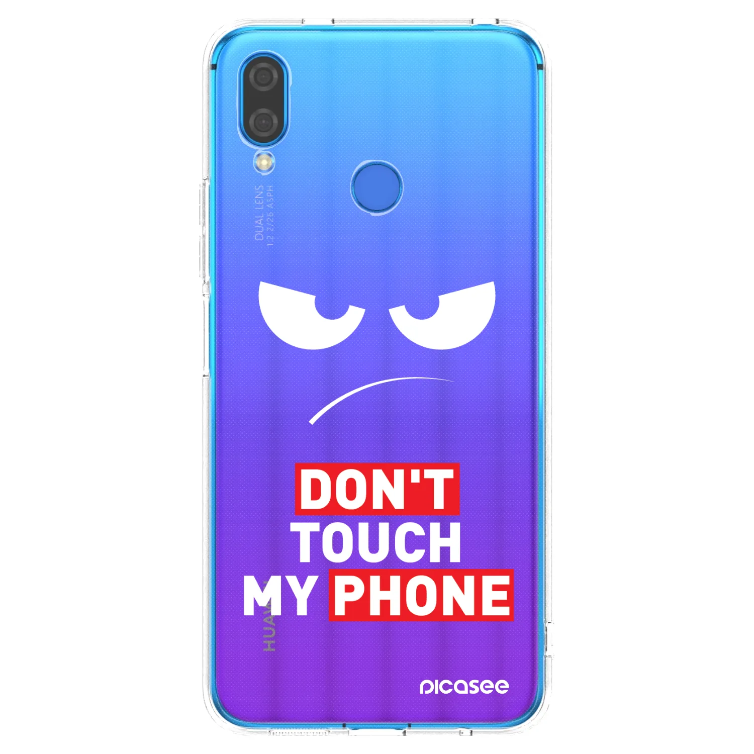 Picasee Huawei Nova 3 Hülle - Transparentes Silikon - Angry Eyes - Transparent