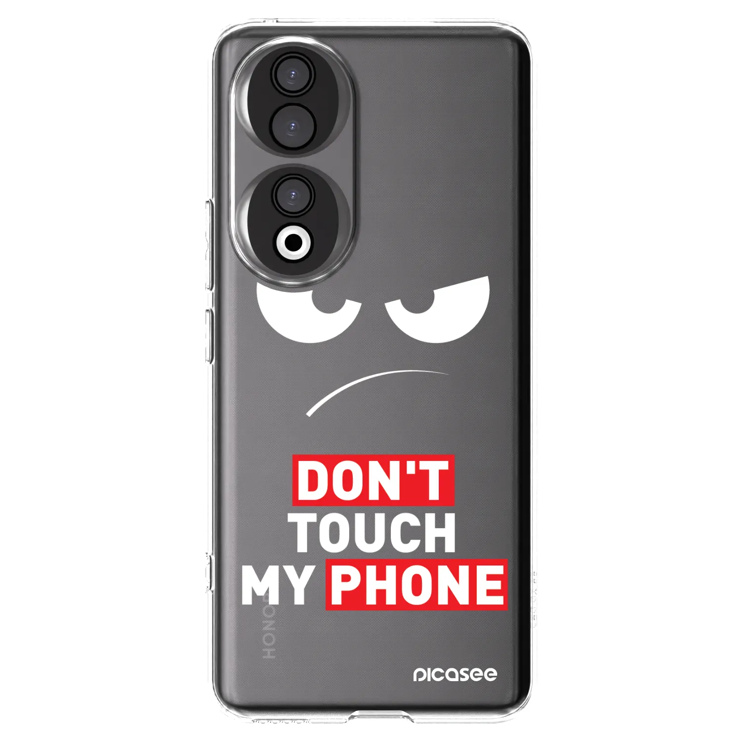 Picasee Honor 90 5G Hülle - Transparentes Silikon - Angry Eyes - Transparent