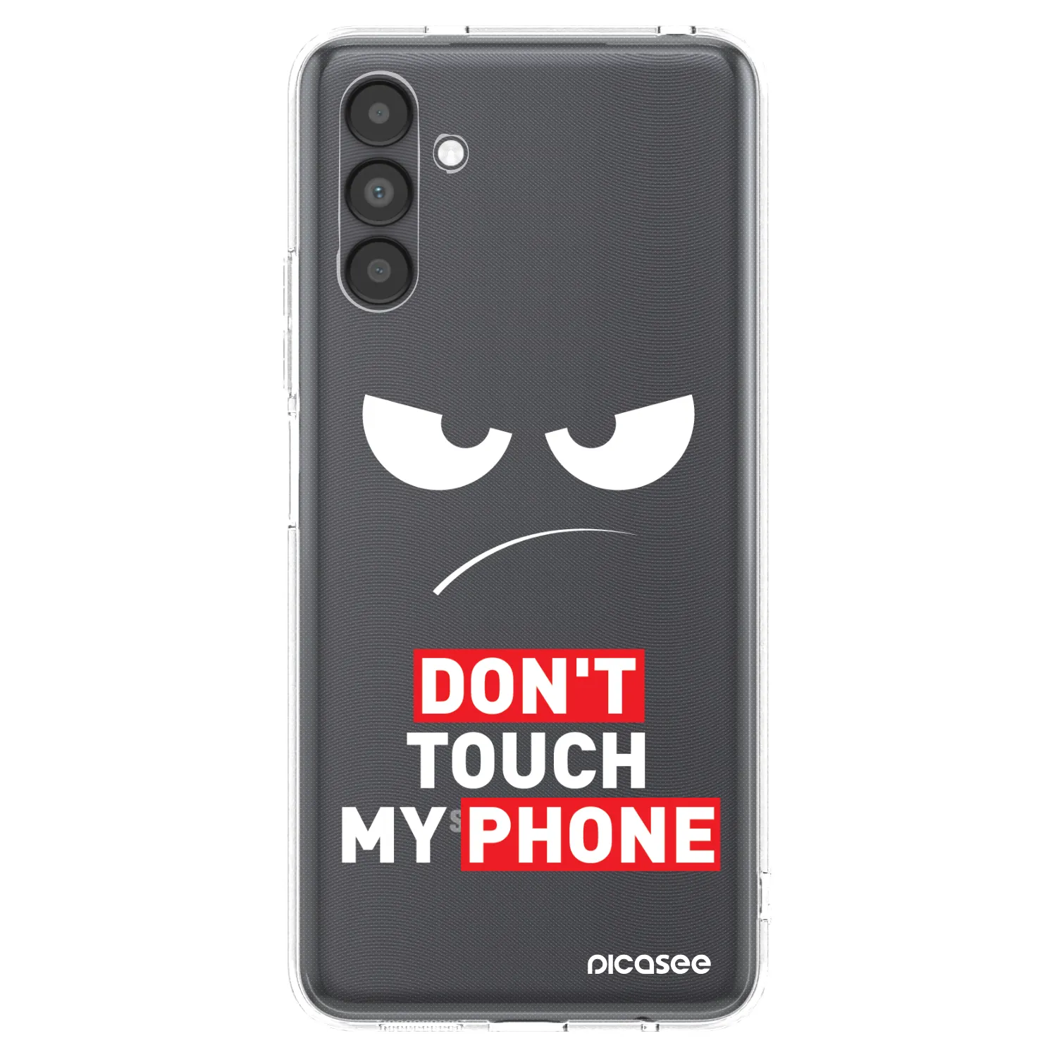 Picasee Samsung Galaxy A04s A047F Hülle - Transparentes Silikon - Angry Eyes - Transparent