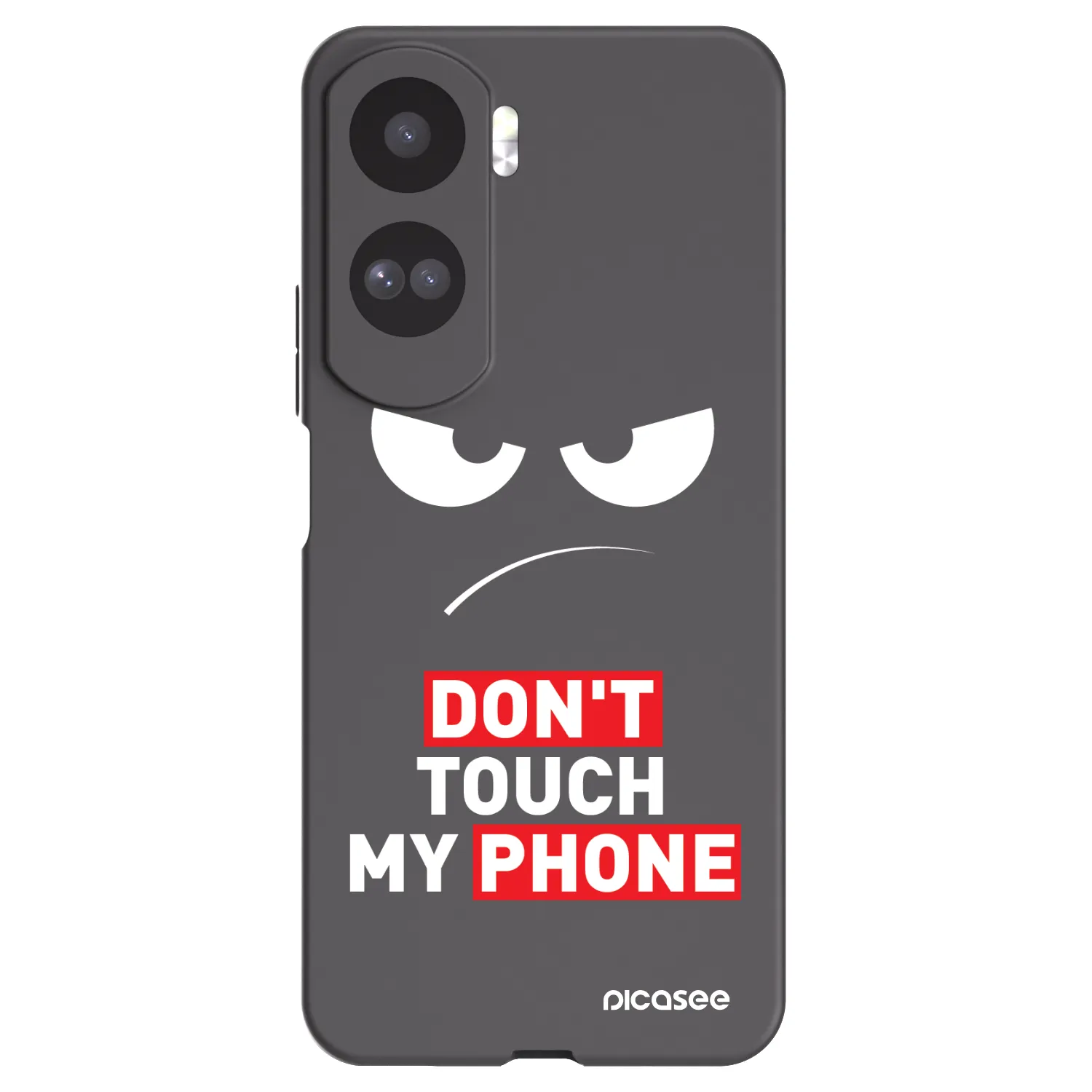 Picasee Honor 90 Lite 5G Hülle - Schwarzes Silikon - Angry Eyes - Transparent