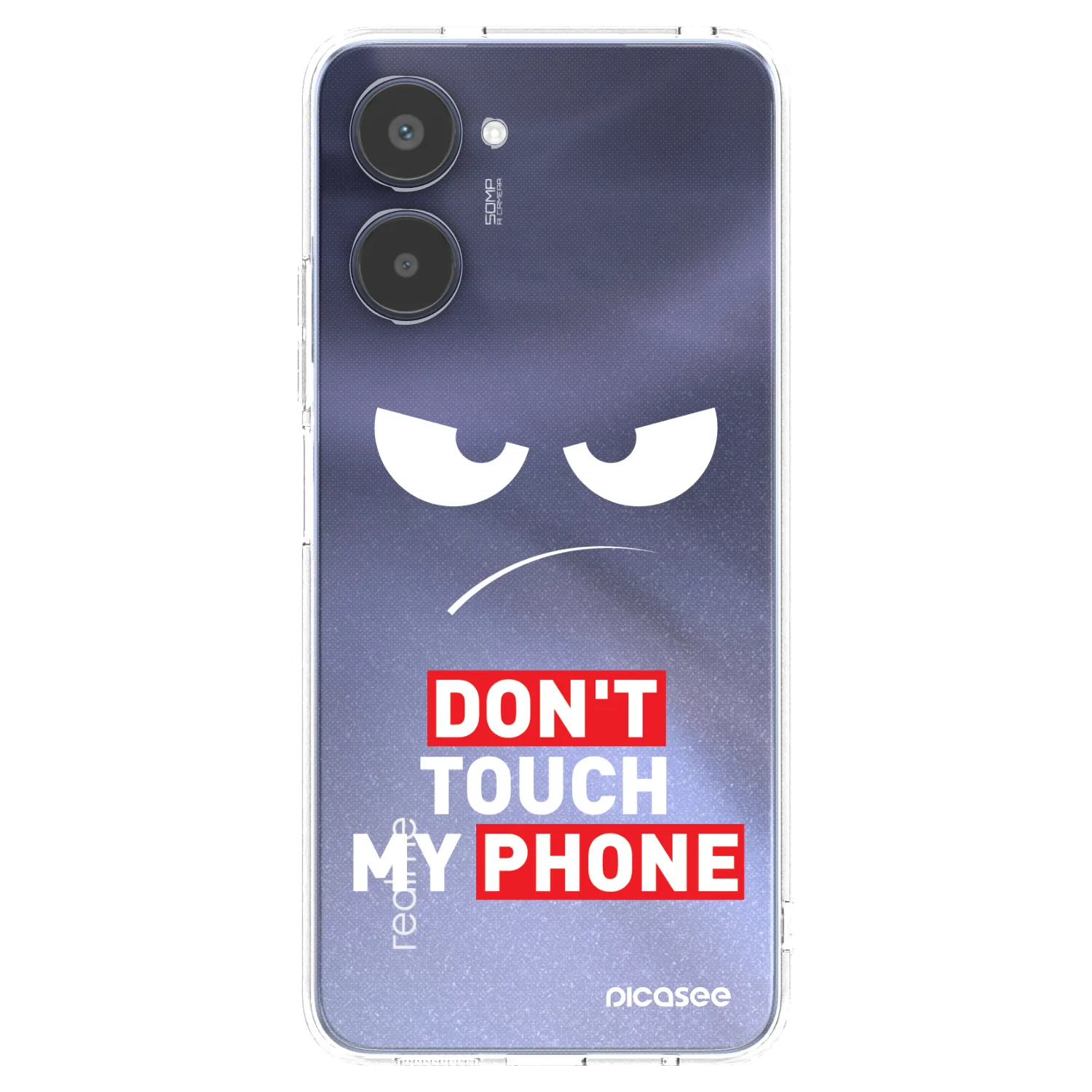 Picasee Realme 10 4G Hülle - Transparentes Silikon - Angry Eyes - Transparent